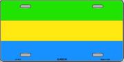 Gabon Flag License Plate