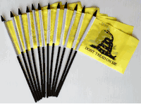 Gadsden 4"x6" Special Event Flag - 12 Per Pack