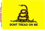 Gadsden Flag Decal - Large