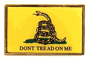 Gadsden Flag Lapel Pin