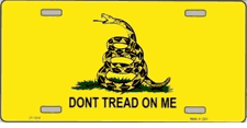 Gadsden Flag License Plate