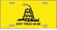 Gadsden Flag License Plate