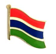 Gambia Flag Lapel Pin - Single