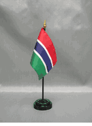 Gambia Miniature Flag