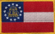Georgia State Flag Patch