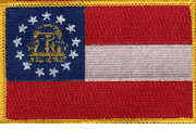 Georgia State Flag Patch