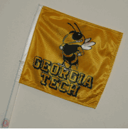 Georgia Tech Car Flag