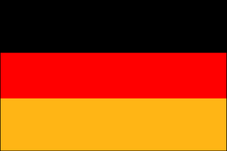 Pack Of 60 German Flag Stickers - Self-Adhesive, 33x20mm Paper Labels