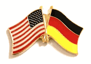 Germany Flag Lapel Pin - Double