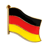 Germany Flag Lapel Pin - Single