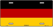 Germany Flag License Plate
