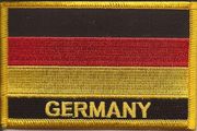 Germany Flag Patch - With Name