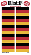 Germany Flag Stickers 50 Stickers per package 