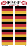 Germany Flag Stickers - German Flag Stickers - 50 per package