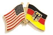 Germany w/Eagle Lapel Pin - Double