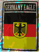 Germany w/Eagle Vinyl Reflective Decal