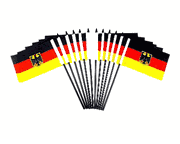 Germany with Eagle 4"x6" Polyester - 12 Per Pack