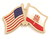 Gibraltar Flag Lapel Pin - Double