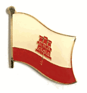 Gibraltar Lapel Pin - Single