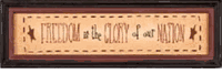Glory of Our Nation Stitchery
