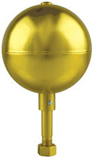 Gold Anodized Aluminum Ball