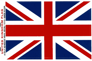 Great Britain UK Flag Decal Stickers-Large