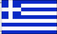 Greece 3x5 Nylon Flag - Imported