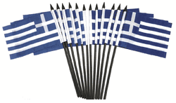 Greece 4"x6" Polyester - 12 Per Pack