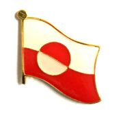 Greenland Flag Lapel Pin - Single