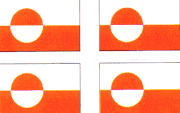 Greenland Flag Stickers
