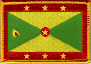 Grenada Flag Patch - Rectangle