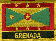 Grenada Flag Patch with Name