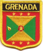 Grenada Flag Shield Patch