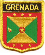 Grenada Flag Shield Patch
