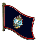 Guam Flag Lapel Pin - Single