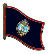 Guam Flag Lapel Pin - Single