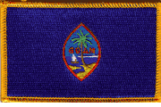 Guam Flag Patch - Rectangle
