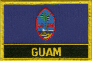 Guam Flag Patch with Name