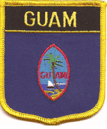 Guam Flag Shield Patch