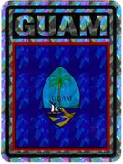 Guam Vinyl Reflective Decal