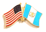 Guatemala Flag Lapel Pin - Double