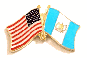 Guatemala Flag Lapel Pin - Double