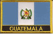 Guatemala Flag Patch with Name