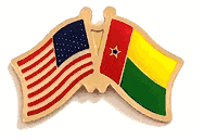 Guinea-Bissau Flag Lapel Pin - Double