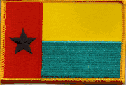 Guinea-Bissau Flag Patch - Rectangle