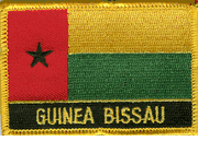 Guinea Bissau Flag Patch with Name