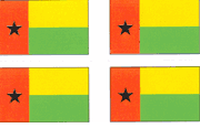 Guinea Bissau Flag Stickers