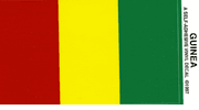 Guinea Flag Decal Sticker