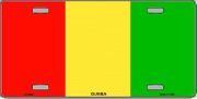 Guinea Flag License Plate