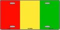 Guinea Flag License Plate